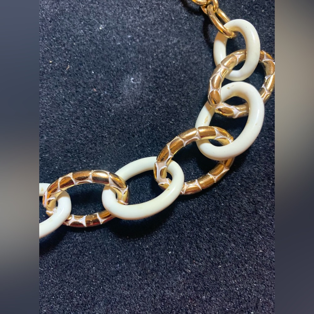 Brighton Large Chain Link Statement Necklace - image 4